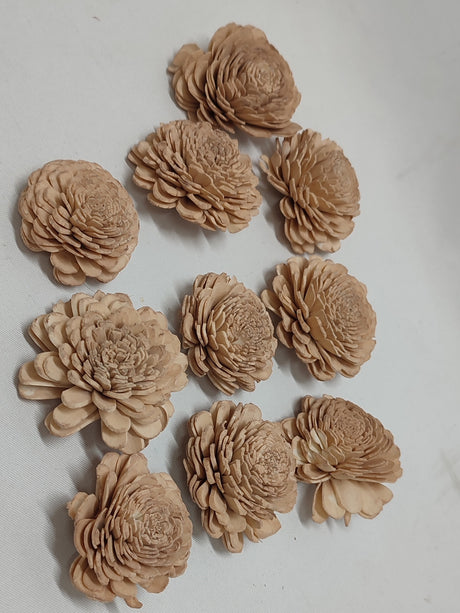 imagine produs Capete floricele ming 6cm prep.cappuccino S/10