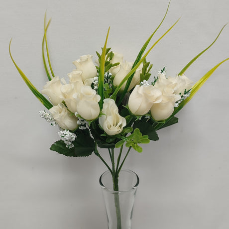 imagine produs Buchet trandafiri boboci x5 crem