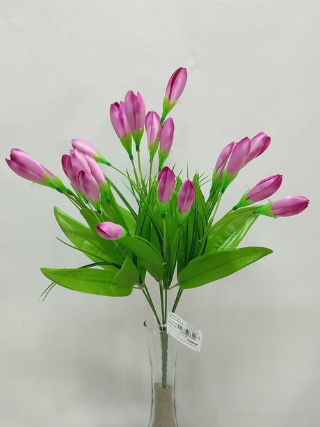 imagine produs Buchet crocus x7 H:36cm cyclam