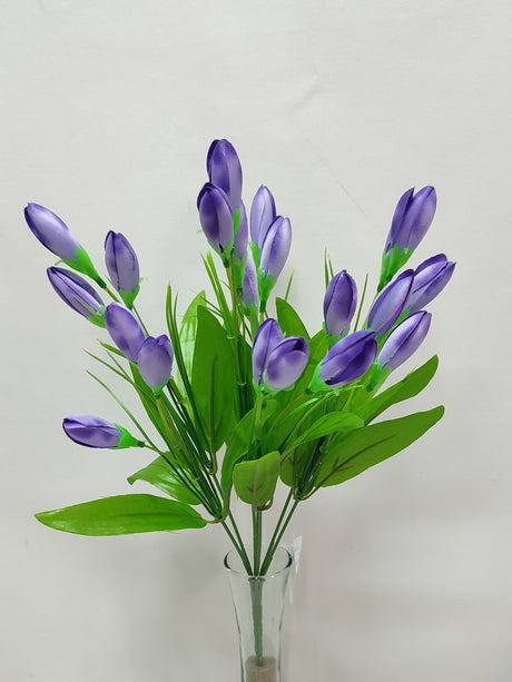 imagine produs Buchet crocus x7 H:36cm mov
