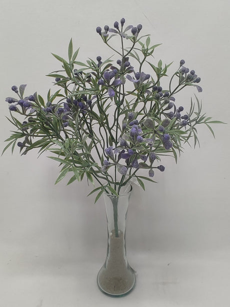 imagine produs Buchet cu bilute x5 32cm mov