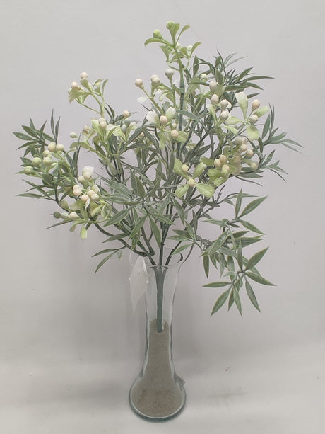 imagine produs Buchet cu bilute x5 32cm crem