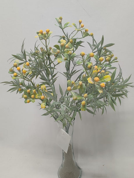 imagine produs Buchet cu bilute x5 32cm galben
