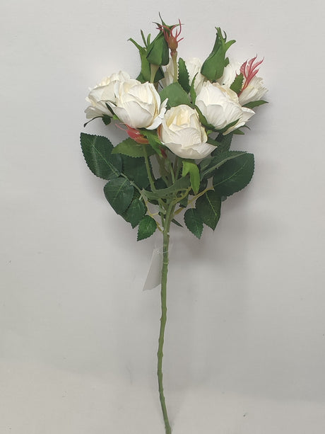 imagine produs Creanga trandafiri x6 54cm crem