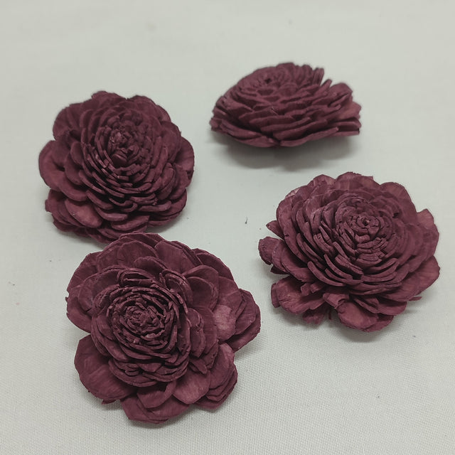 imagine produs Capete floricele ming 6cm prep.bordeaux S/10