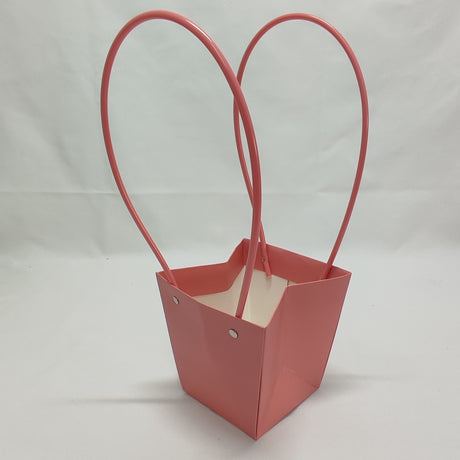 imagine produs Pungi ptr.aranjamente florale 9.5x9.5x13cm roz pudra