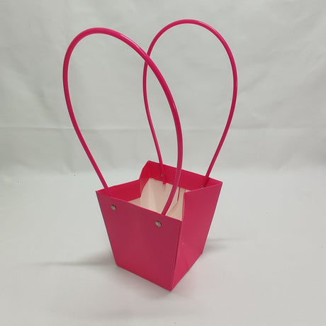 imagine produs Pungi ptr.aranjamente florale 9.5x9.5x13cm pink