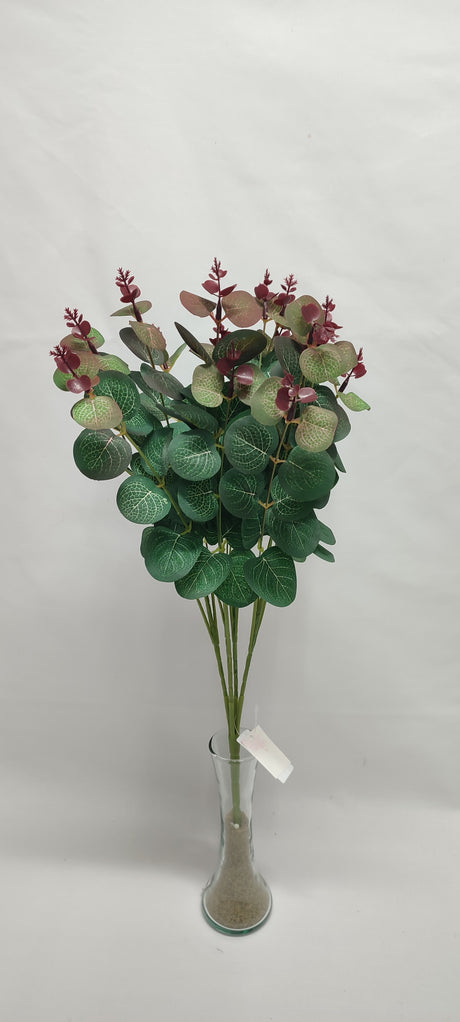 imagine produs Buchet eucalypt x16 H48cm bordeaux