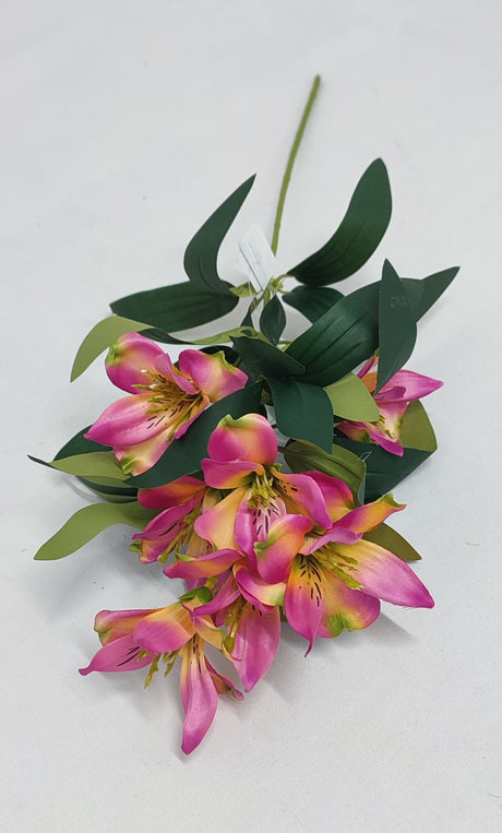 imagine produs Creanga astromelia 38cmx7 cyclam