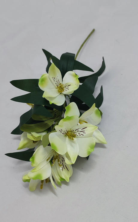 imagine produs Creanga astromelia 38cmx7 verde