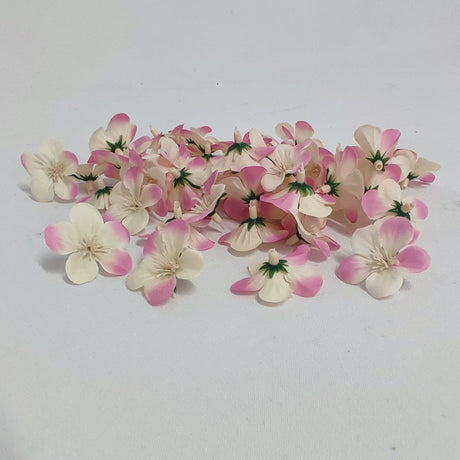 imagine produs Capete floricele 3,5cm 60buc/pachet roz