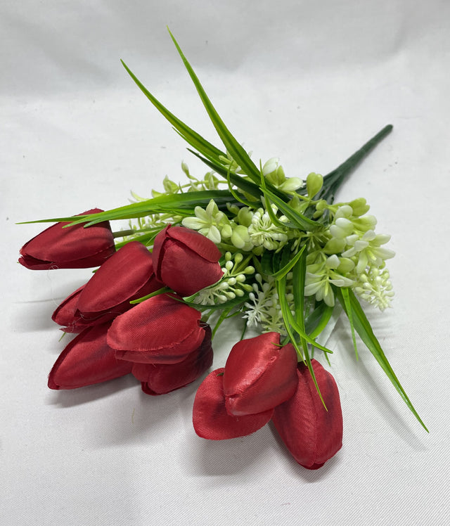 Buchet lalele 37cmx9 rosu