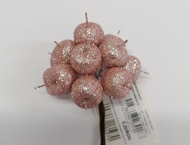 imagine produs Pick mere cu glitter x12 rose