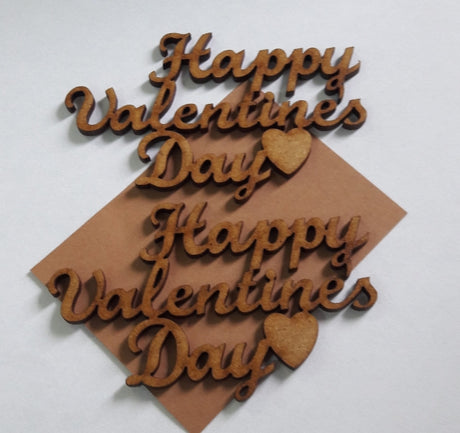 imagine produs Decor lemn s/2 -happy valentines day