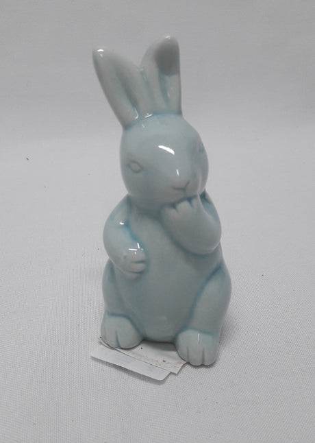 imagine produs Fig.iepuras ceramic 9.5cm albastru