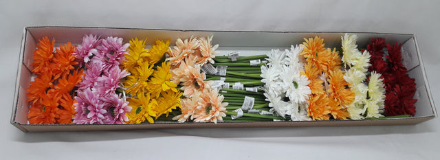imagine produs Fir gerbera 47cm S/48 culori mixte