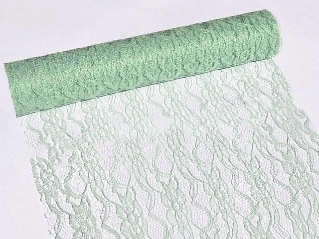 SUL DANTELA 29CMX5M VERDE VINTAGE
