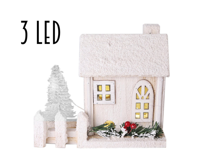 imagine produs Casuta din lemn cu gard 18.5X15CM
