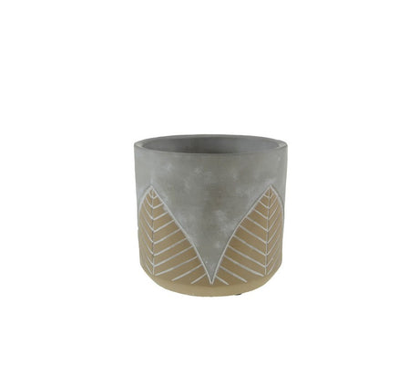 imagine produs Bol din piatra 12x11cm gri
