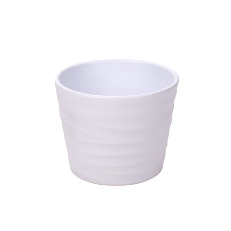 imagine produs Ghiveci Ceramic Wave 23cm Alb Mat