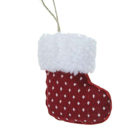 imagine produs Soseta craciun textil 8cm