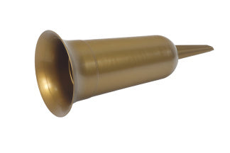 Vaza de pus pe mormant 25cm auriu