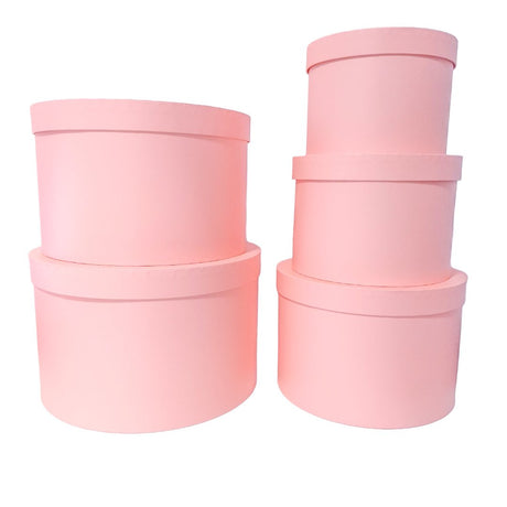 imagine produs Set cutii din carton S/5 roz