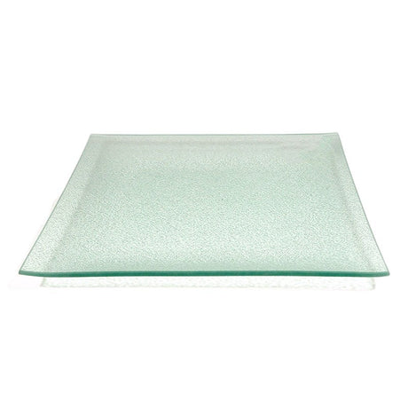 imagine produs Platou patrat din sticla 24.5x24.5x 2.2cm