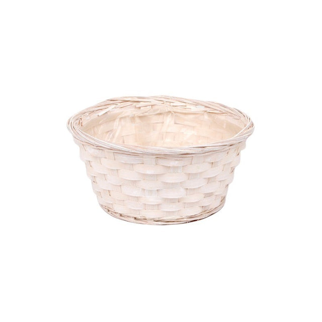 imagine produs Cos Bambus 20x10cm S/8 Alb