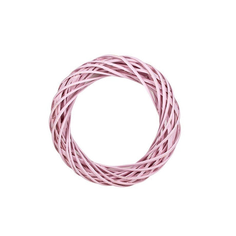 imagine produs Coronita din nuiele 25x5cm roz