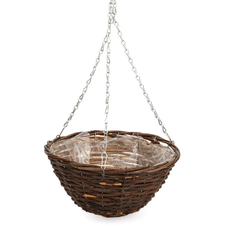imagine produs Cos De Agatat Din Rattan 29x15/54cm Maro