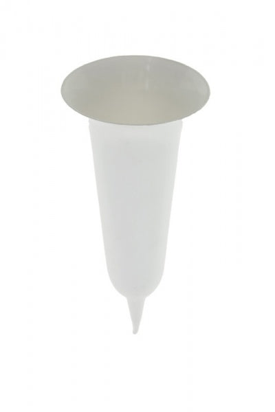imagine produs Vaza plastic D:13cm H:40cm alb