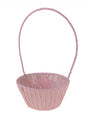 imagine produs Cos plastic cu toarta 20x10cm roz