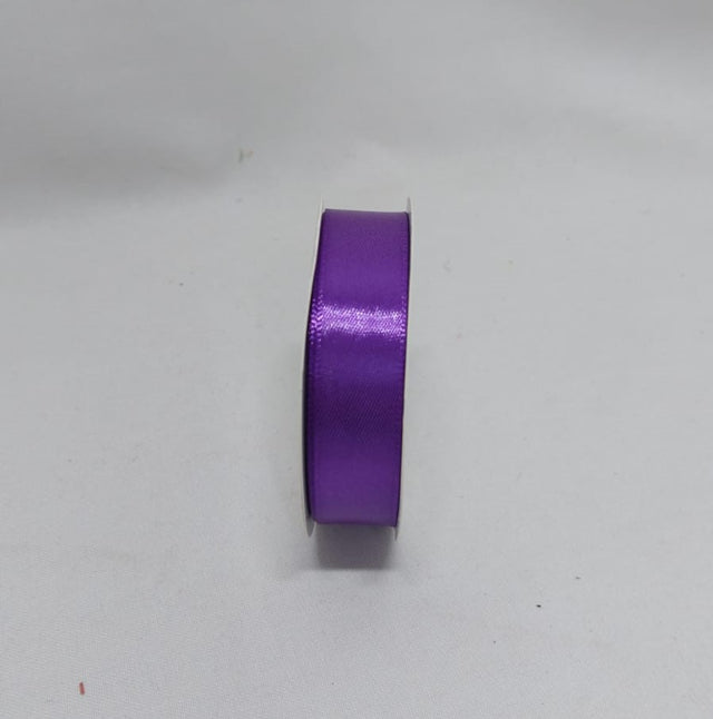 BANDA DECOR SATEN 2CMX25Y MOV INCHIS