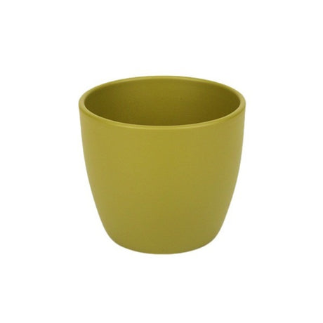 imagine produs Vas ceramic Base 32cm verde bambus mat