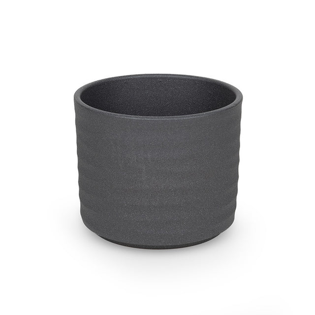 Vas ceramic Wave Structur 16cm grafit