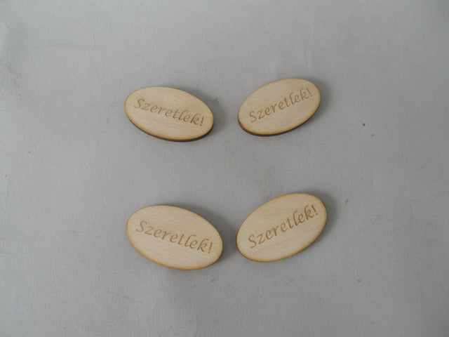 imagine produs Dec.lemn 5x3cm s/10 szeretlek