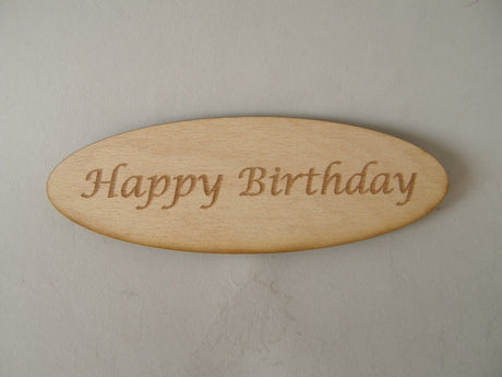 imagine produs Dec. lemn 15x5cm happy birthday