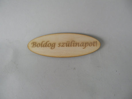 imagine produs Dec. LEMN 15x5cm zi fericită