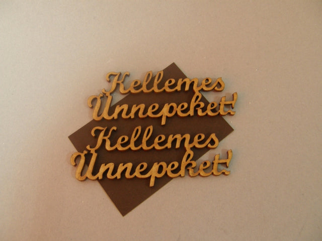 imagine produs Dec.lemn s/2 kellemes unnepeket