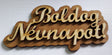 imagine produs Dec. lemn 12cm boldog nevnapot
