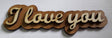 imagine produs Dec. lemn 12cm i love you