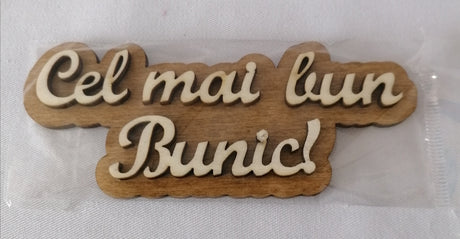 imagine produs Dec. lemn 12cm cel mai bun bunic