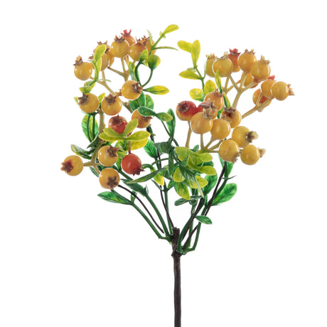 imagine produs Creanga cu bilute 28,5cm galben