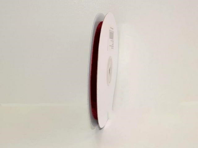 Banda decor catifea 0,6cmx10m bordeaux