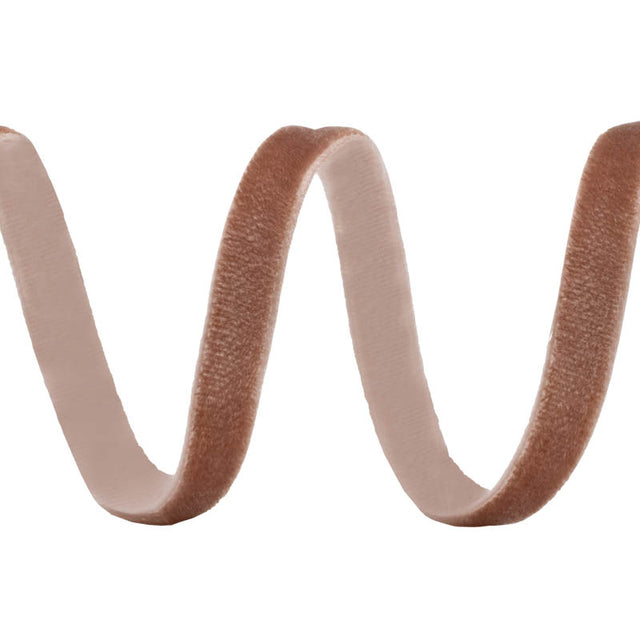 Banda decor catifea 0.6cmx10m bej