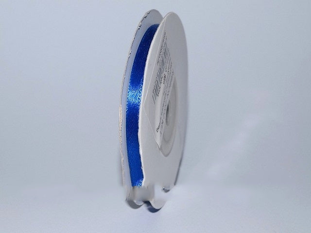 BANDA DECOR SATEN 6MMX25Y ALBASTRU INCHIS