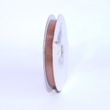 Banda decor saten 6MMX25Y bej pudra inchis