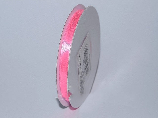BANDA DECOR SATEN 6MMX25Y ROZ INCHIS