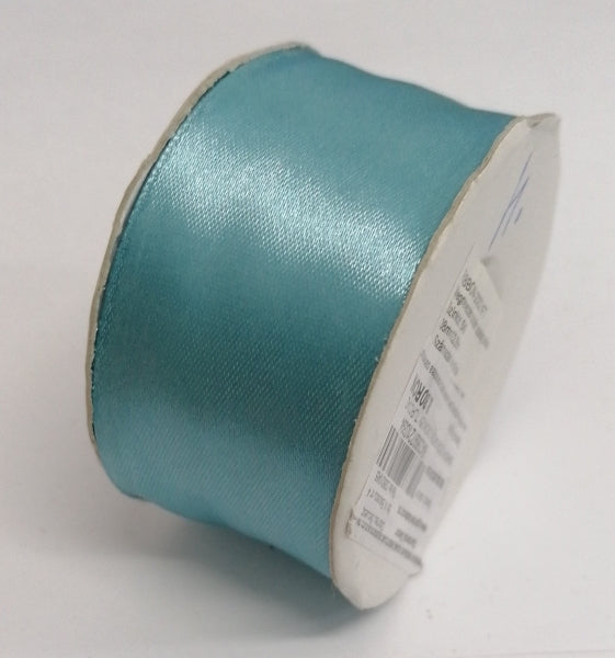Banda decor saten 3.8cmx25y turcoaz